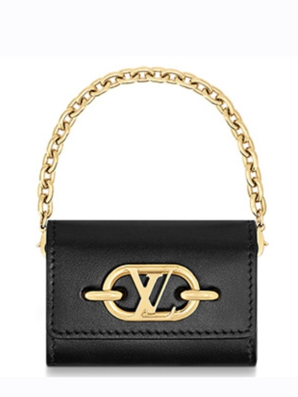 BNIB! RARE! Louis Vuitton LV Link Earphone Air Pod Case Holder Leather BAG CHARM